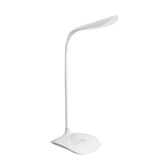 Lampe de Bureau - LED - Blanc - Commande tactile - Gradation 3 niveaux - Rechargeable USB