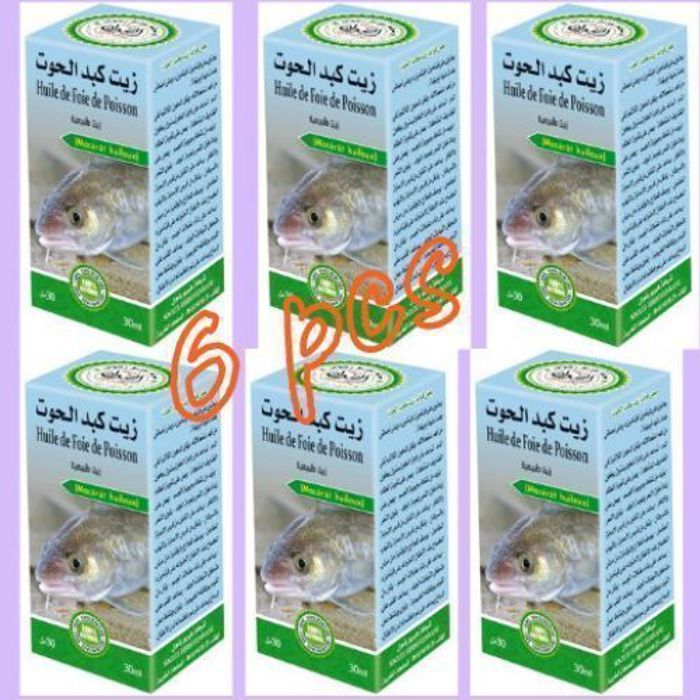 Bio Huile de foie de poisson X 6 couleurs et modèles différentes
