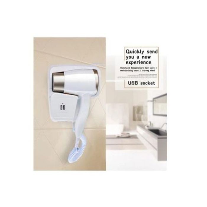 Sèche-cheveux mural pour douche maison - Hôtel- Maisons d'hôtes