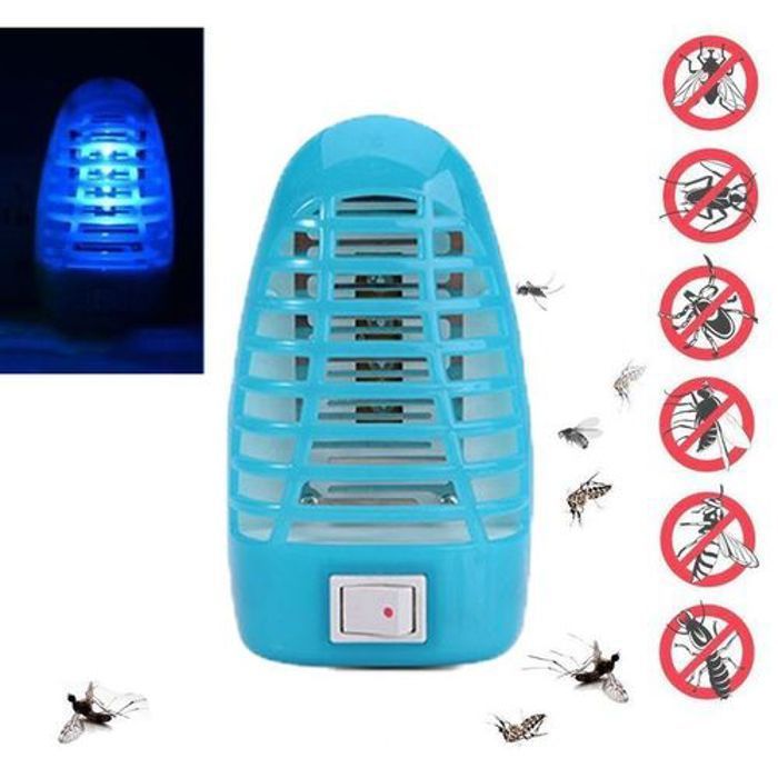 Mini lampe LED anti-moustiques - Multi-Couleur - 1 pièce - Capteur de moustiques - Piège électronique - Répulsif