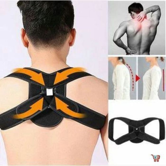 Ceinture orthopédique Correcteur de posture arrière réglable vertébrale