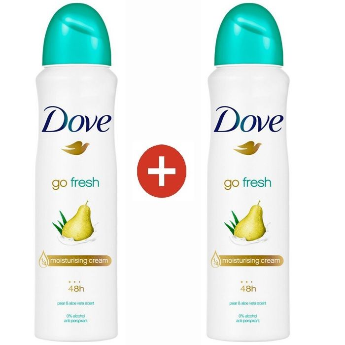 Déodorant Spray Anti-Perspirant - Dove - Go Fresh - Poire & Aloe Vera - Paquet de 2 - 150 ml