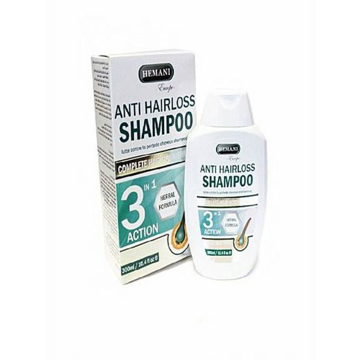 Shampooing Anti-Chute - Hemani - 300ml - Anti-pelliculaire - Cheveux Soyeux - Cuir Chevelu Stimulé