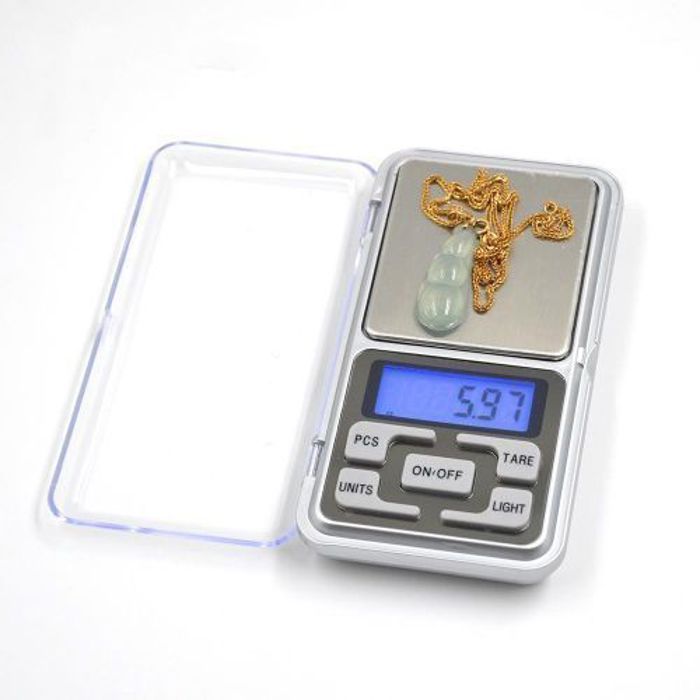 Mini Balance de poche 500g 0.1g Balances de poche électroniques numériques Bijoux Diamant Herbes Balance
