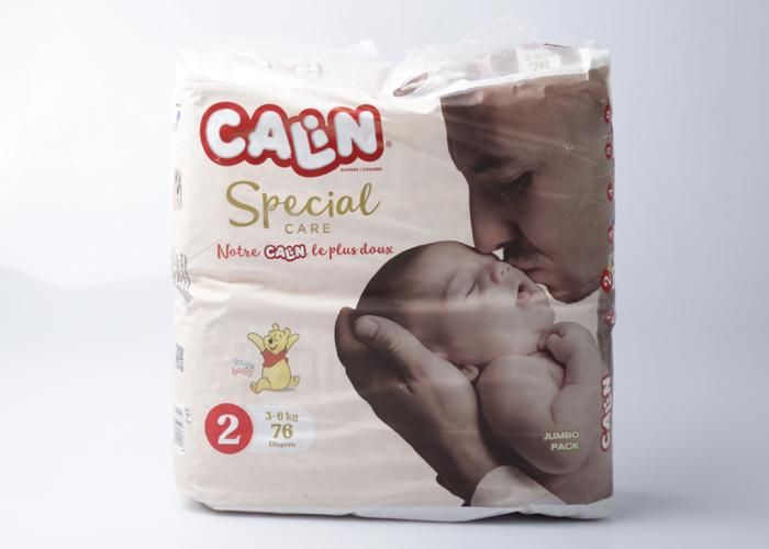 Couches bébé JP Mini Calin spécial care 76 unités T2
