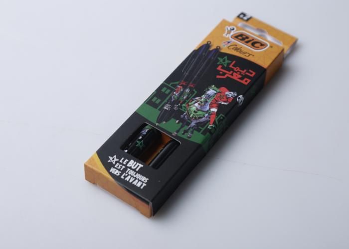 Stylos bille - BIC - Morocco Inspiration - Pack de 2 - 4 couleurs - Écriture fluide