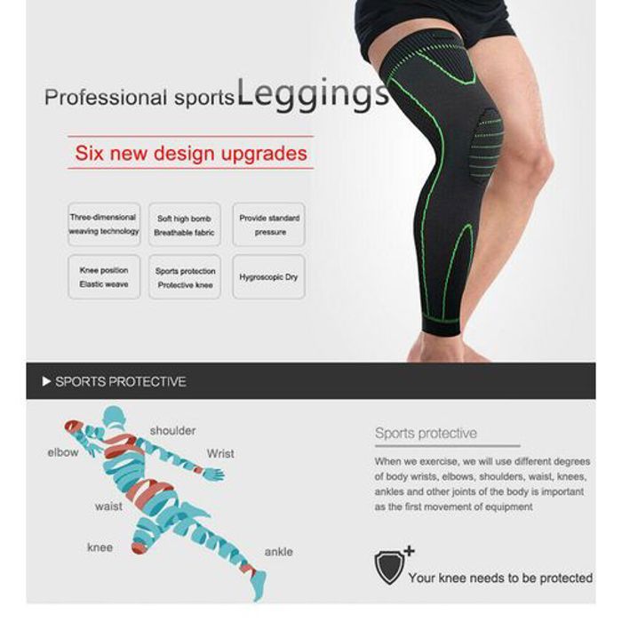 Genouillère - Compression - Stabilisateur Patella - Élastique - Respirant - Unisexe