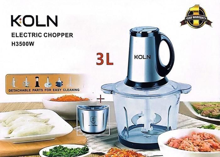 Hachoir à Viande - KOLN - 3L - 3500W - 5 Niveaux de Vitesse - Design Compact