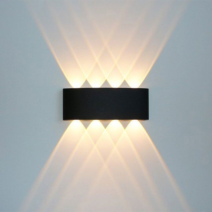 Applique Murale  etanche moderne LED 8w 3000k