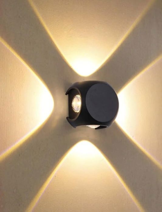 Applique murale LED - Waterproof - Aluminium - 4W - IP54 - 3000K