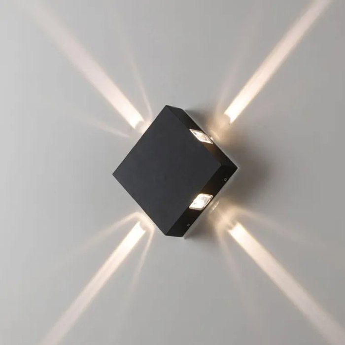 Applique murale LED - Moderne - 12W - Étanche IP65 - 3000K - Design minimaliste