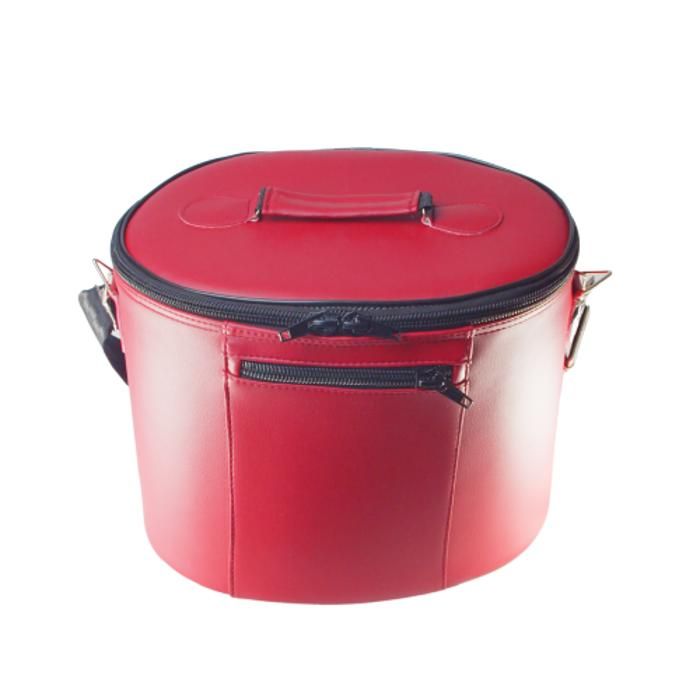 Sac Isotherme - Haut de Gamme - Cuir Rouge - 30x20x20 cm - Performance Thermique - Élégant