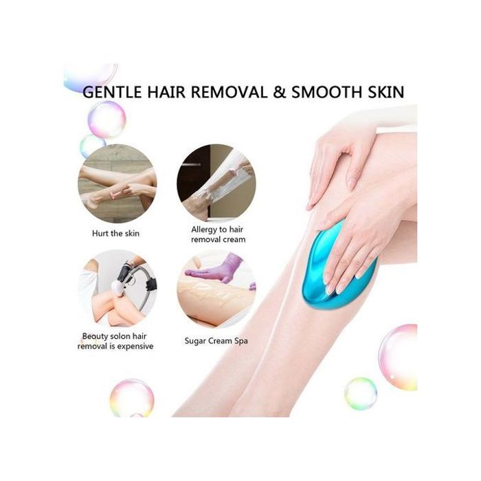 Épilateur - Magique - Cristal - Réutilisable - Indolore - Hypoallergénique