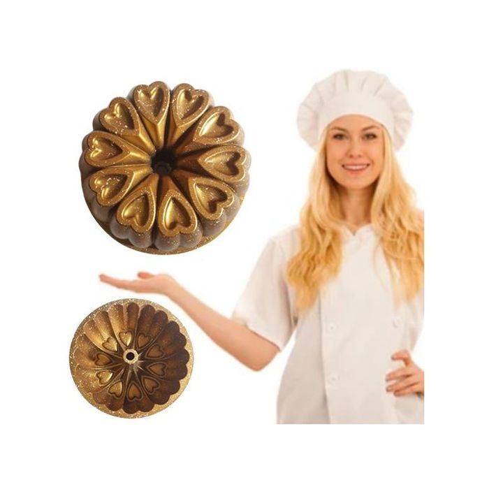 Grand moule à gâteau en granite en forme de cœur,moule a cake, tarte Cheesecake