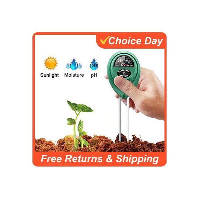 Testeur de PH du sol et de la lumière du soleil, capteur d'humidité du sol, moniteur d'acidité