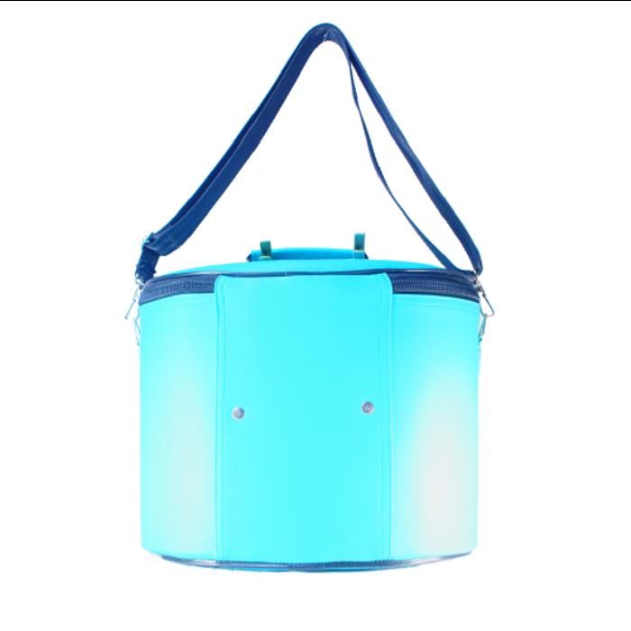 Sac Isotherme - Cuir - Multifonction - Bleu Ciel - 30x20x20 cm - Conserve la Température