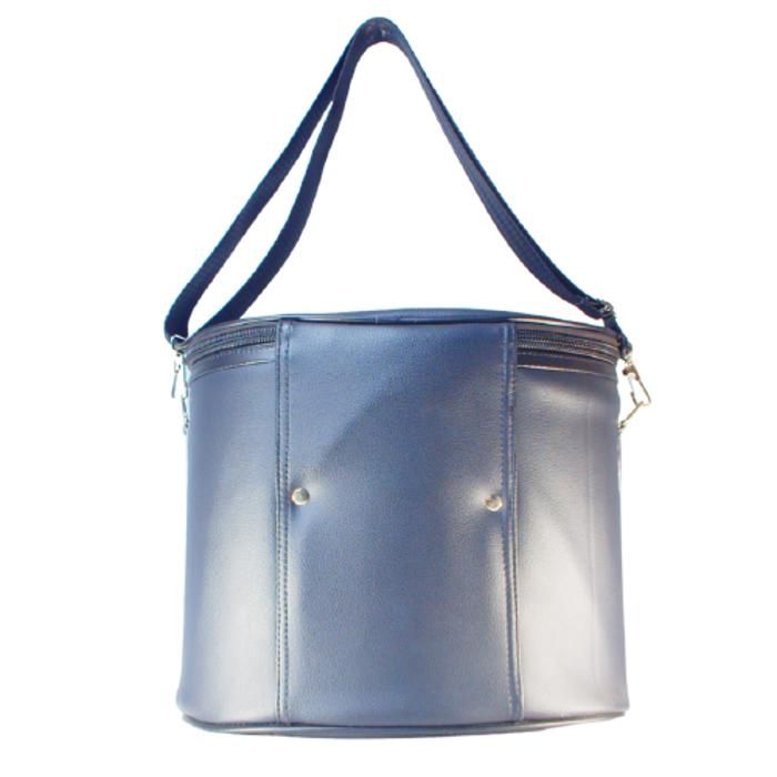 Sac Isotherme - Cuir - Multifonction - Noir - Conserve la Fraîcheur - Protège le Maquillage