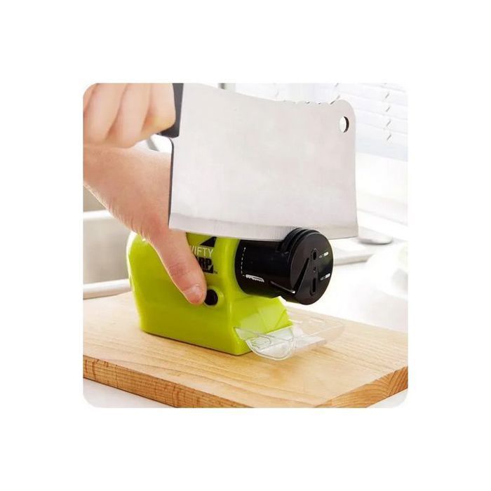 Aiguisoir électrique - Professionnel - Multifonctionnel - Noir - Compact - Facile à nettoyer