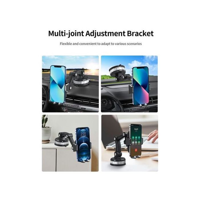 Support de téléphone - Non spécifié - Ventouse - Rotation ajustable - Sécurité maximale - Design élégant