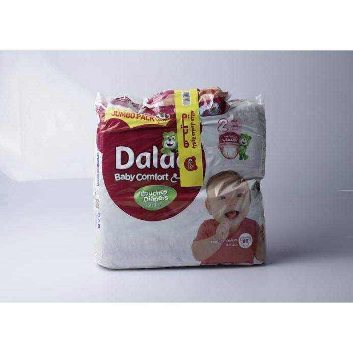Dalaa Comfort JP Mini 80 unités 3-6 kg + lingettes gratuites