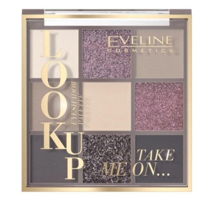 Palette de 9 fards à paupières "Look up Take me on" par Eveline Cosmetics