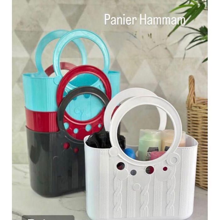 Panier hamam - AYA HOME - Multicolore - Plastique - 1 pièce - Multi usage