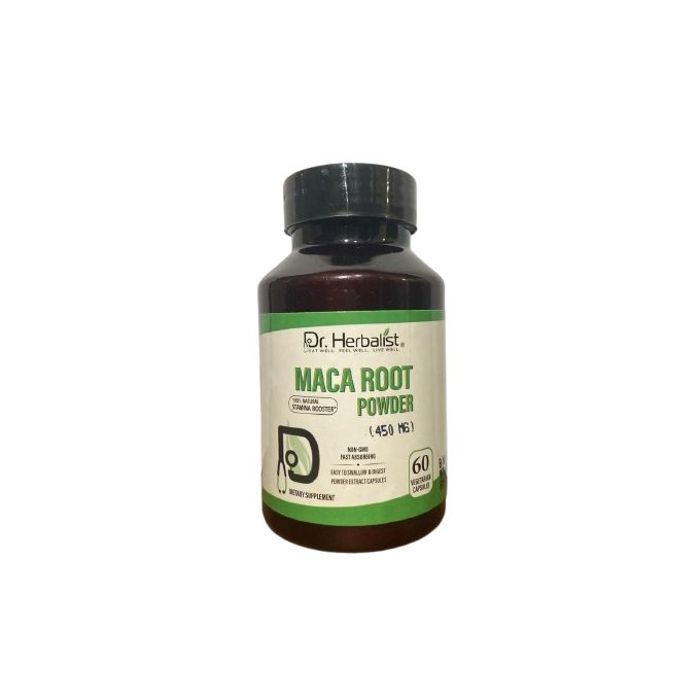 Dr Herbalist Maca 450mg 60 Gélules capsules végétariennes