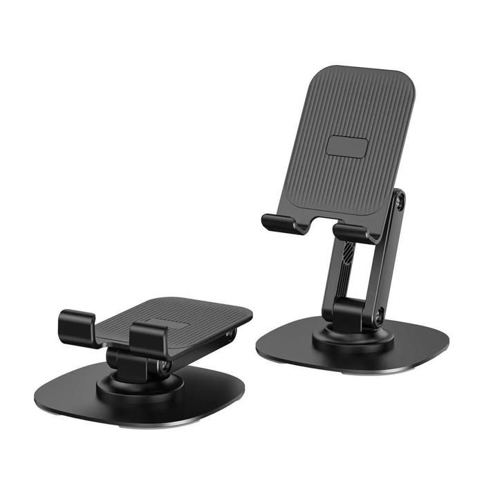 K69 Support de téléphone portable pliable, réglable à 360 rotations pour tous les téléphones