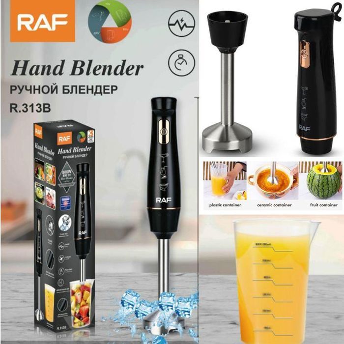 RAF Mélangeur de main Blender à main de bonne qualité de 800W pour la cuisine