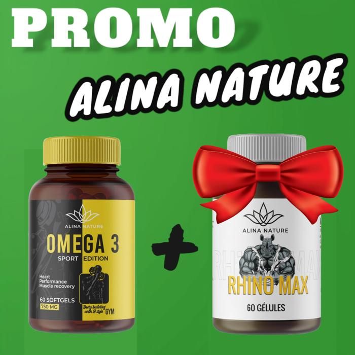 Pack Promotionnel Omega 3 Sport Edition + RHINO MAX