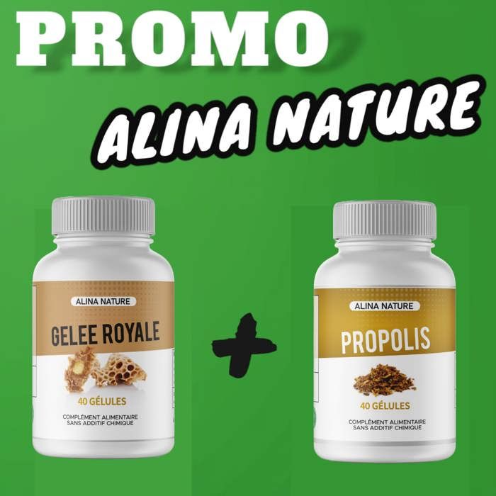 Pack Promotionnel Gelee Royale 40 Gelules + Propolis 40 Gelules – ALINA NATURE