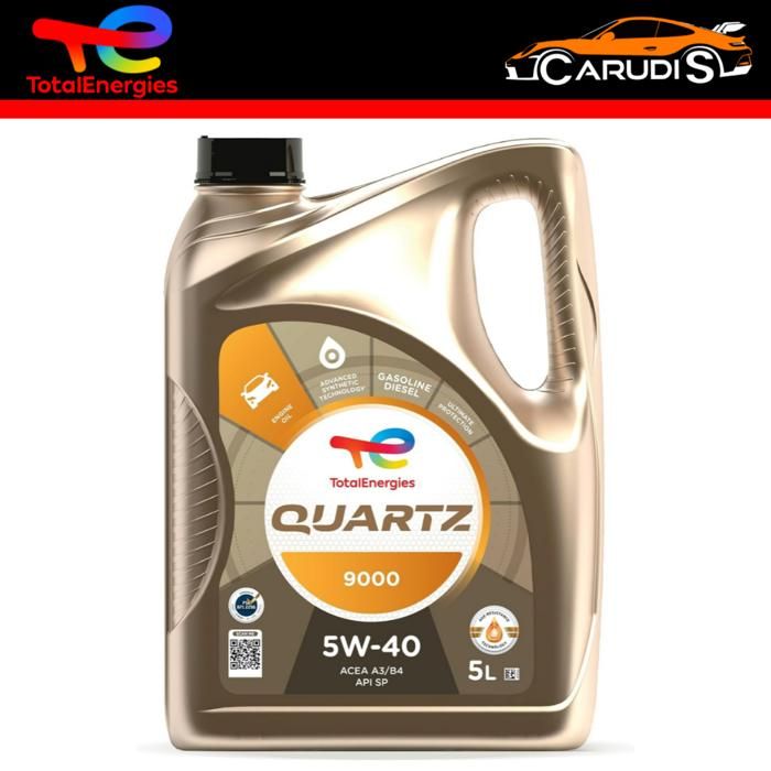 Total Quartz 9000 5W-40 5L - Huile pour moteur Essence et Diesel