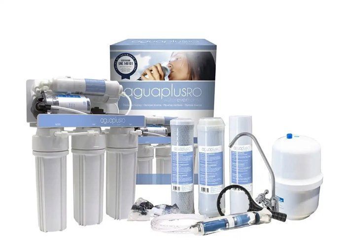 Filtre à eau - AGUAPLUS RO - 5 étapes - Osmose inverse - Purification efficace