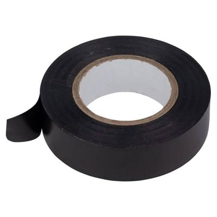 Ruban isolant - Assina - Scotch Noir - PVC - 10000 mm - 19 mm de largeur