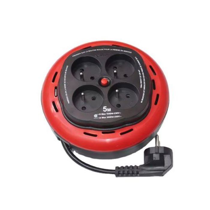 Rallonge électrique multiprise - Kunda - 5M - Intérieur - Électrique - Pratique et sécurisée