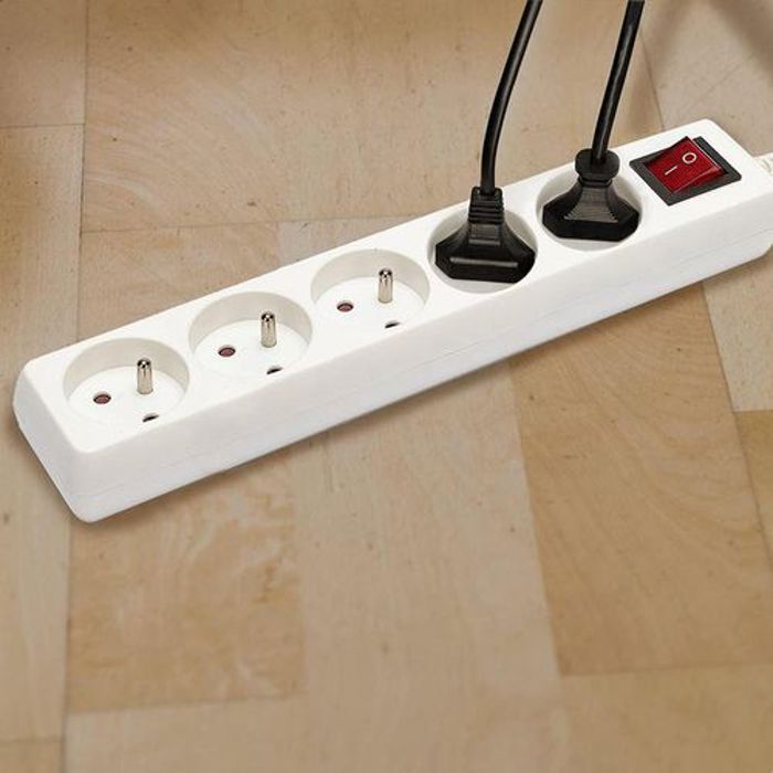 Rallonge Électrique - Ingelec - 5 Prises - Intérieur - 16 A - Plastique