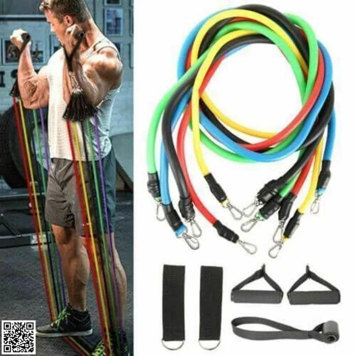 Kit de Résistance - Majestic - Bandes Élastiques - Ajustable - Léger - Portable(Couleur aléatoire)