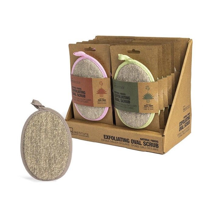 IDC NATURAL FIBRES EXFOLIATING OVAL SCRUB