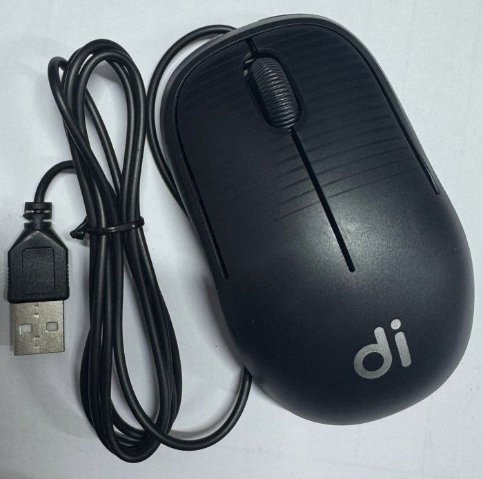 Souris - DI - ST-3 - Optique - 1000 DPI - Ambidextre - Confortable
