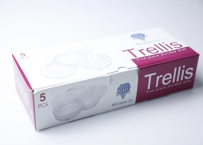 Plat à Hors d'Œuvre Trellis 5 Pièces ST097C