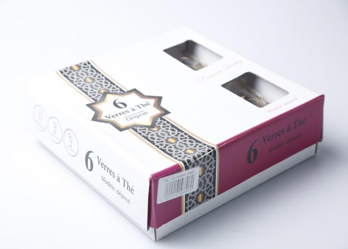 Verres à Thé - GENERIC - ISA-JW Oiseau-SRG - 6 pièces - Doré - Verre