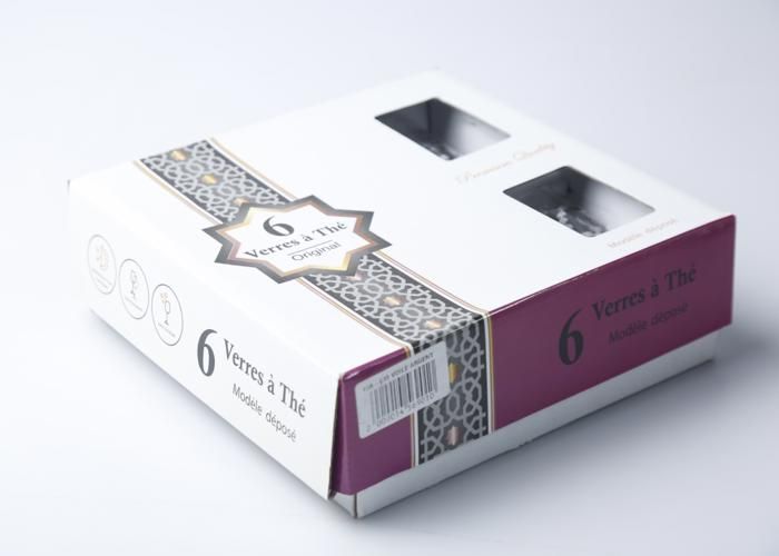 Verres à Thé - GENERIC - ISA-JW Voile - Argenté - 6 pièces - Compatible lave-vaisselle