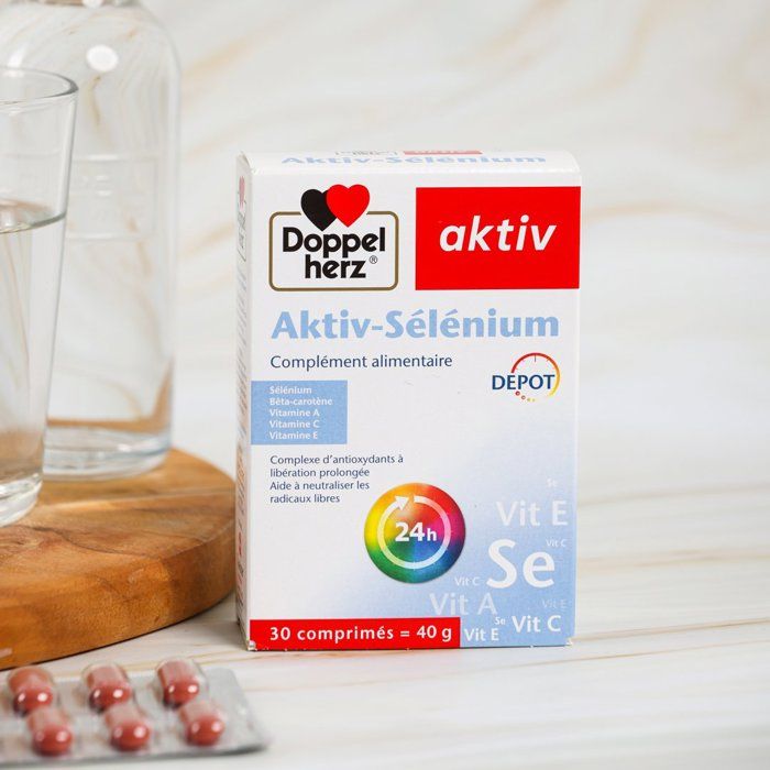 Doppelherz Aktiv-Sélénium 30 comprimés 40 g
