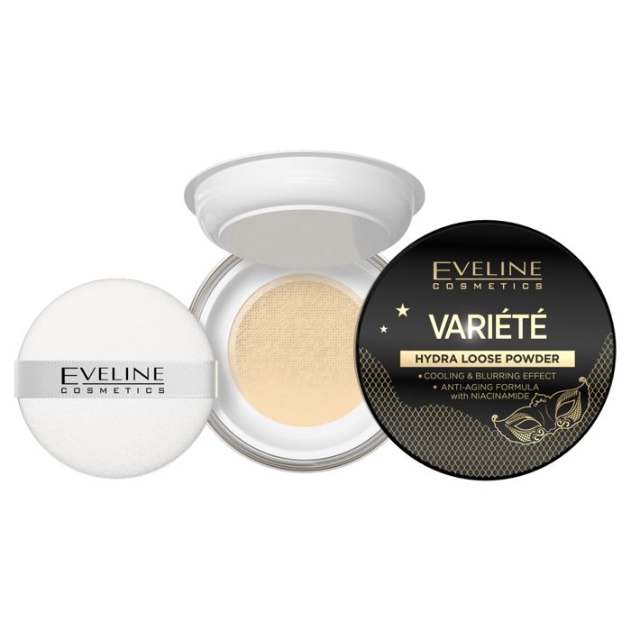 Poudre libre hydratante - Eveline Cosmetics - 5g - Effet rafraîchissant - Fini naturel - Tous types de peau