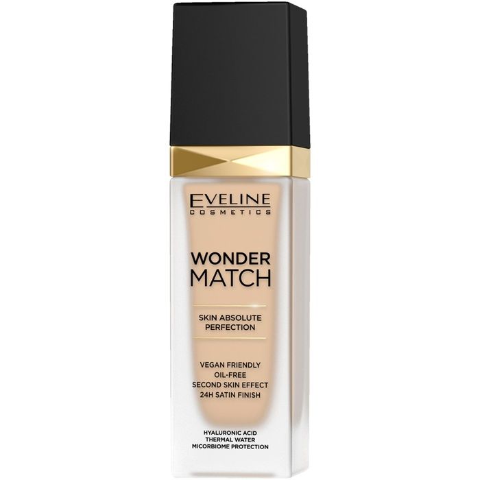 Eveline Cosmetics Fond de Teint "Wonder Match" Adaptatif Teinte 10 Vanille Clair, 30 ml