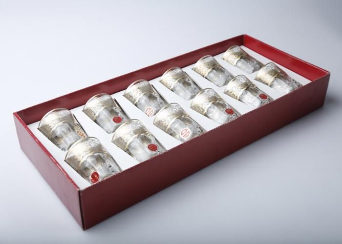 Verres à Café - GENERIC - Piémontais - Décorés Doré - 12 pièces - Élégance Chic