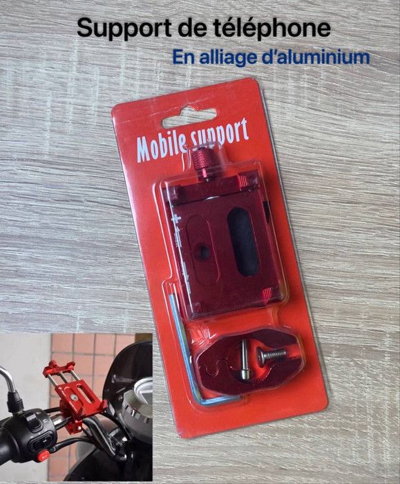 Support de telephone en alliage d’aluminium