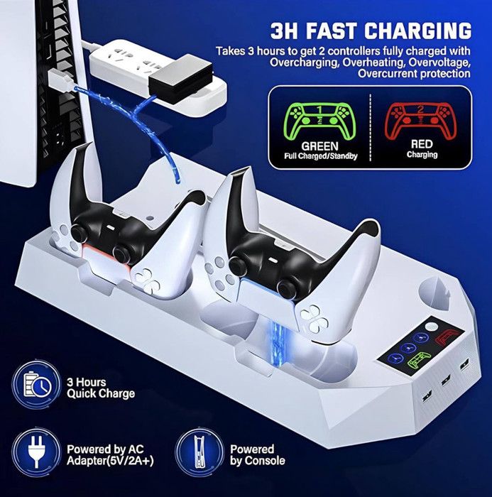 Support multifonction avec ventilateur de refroidissement