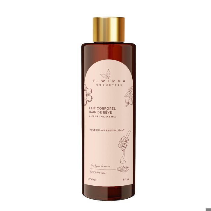 Lait Corporel - Non spécifié - 200ml - Hydratant - Miel - Huile d'Argan