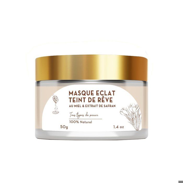 Masque - Eclat - 50g - Purifiant - Sans parabène - Pour tous types de peau